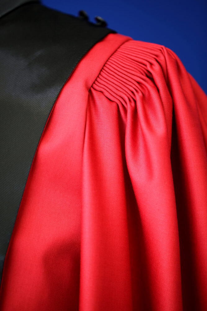 Robe Magistrat Rouge Femme 42 1m65/1m70