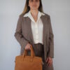 Sac buisness cuir vachette nubuck
