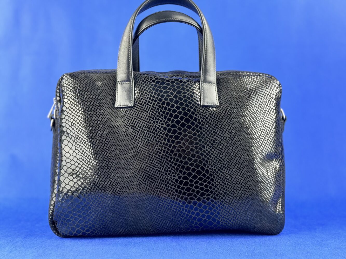 Sac buisness cuir vachette Python