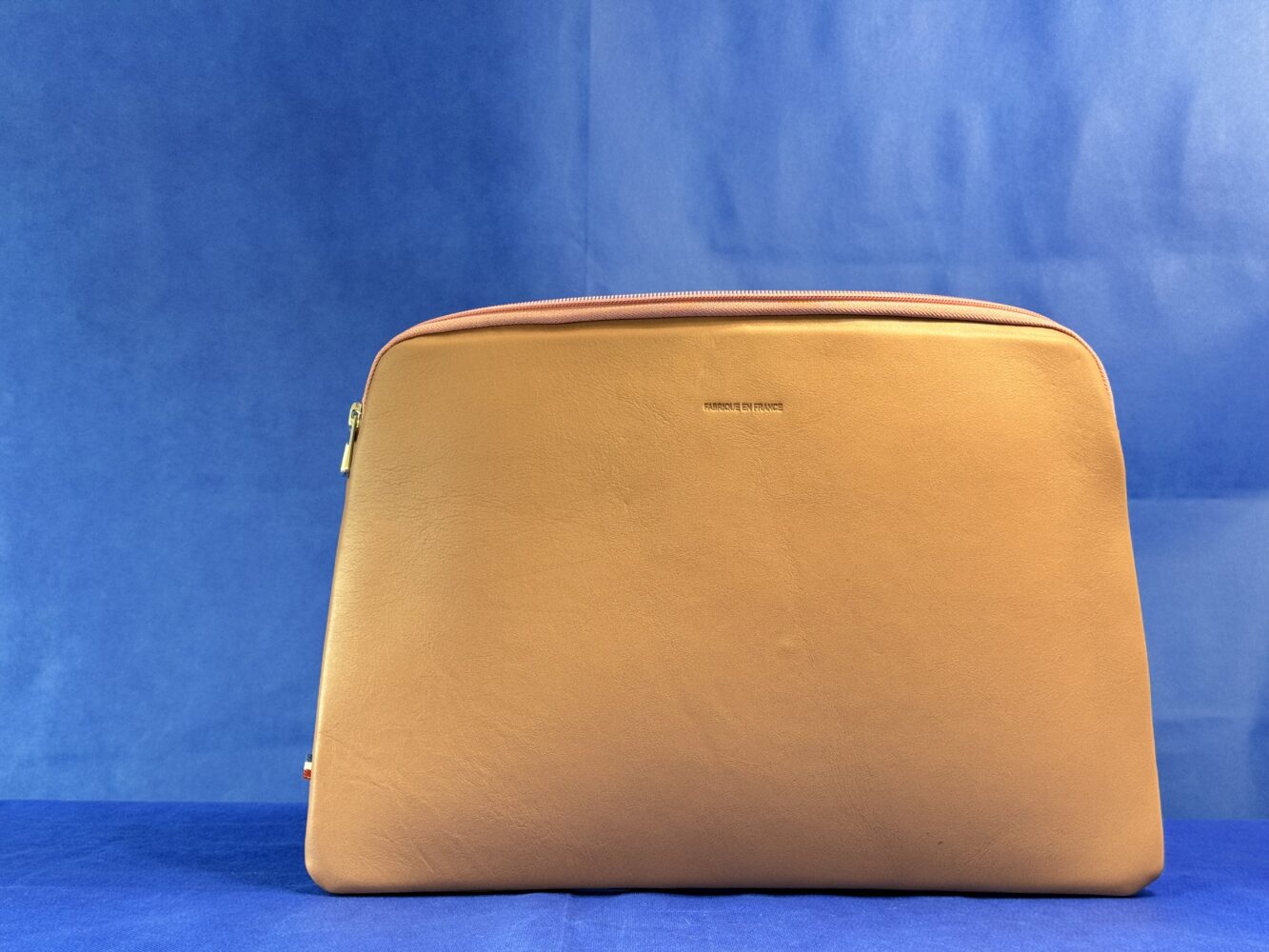 Etui I pad 15 pouces cuir vachette miel